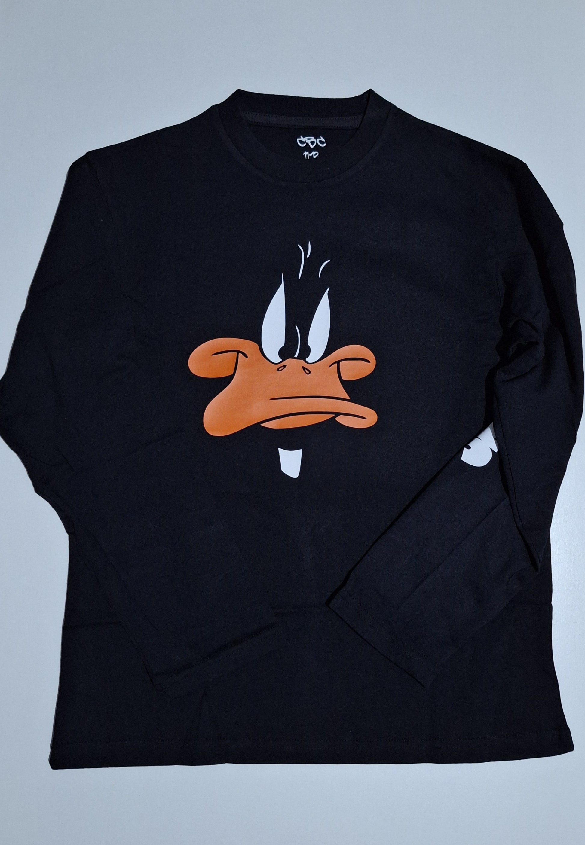 Daffy Duck Long Sleeve T-shirt - Catch Body Customs