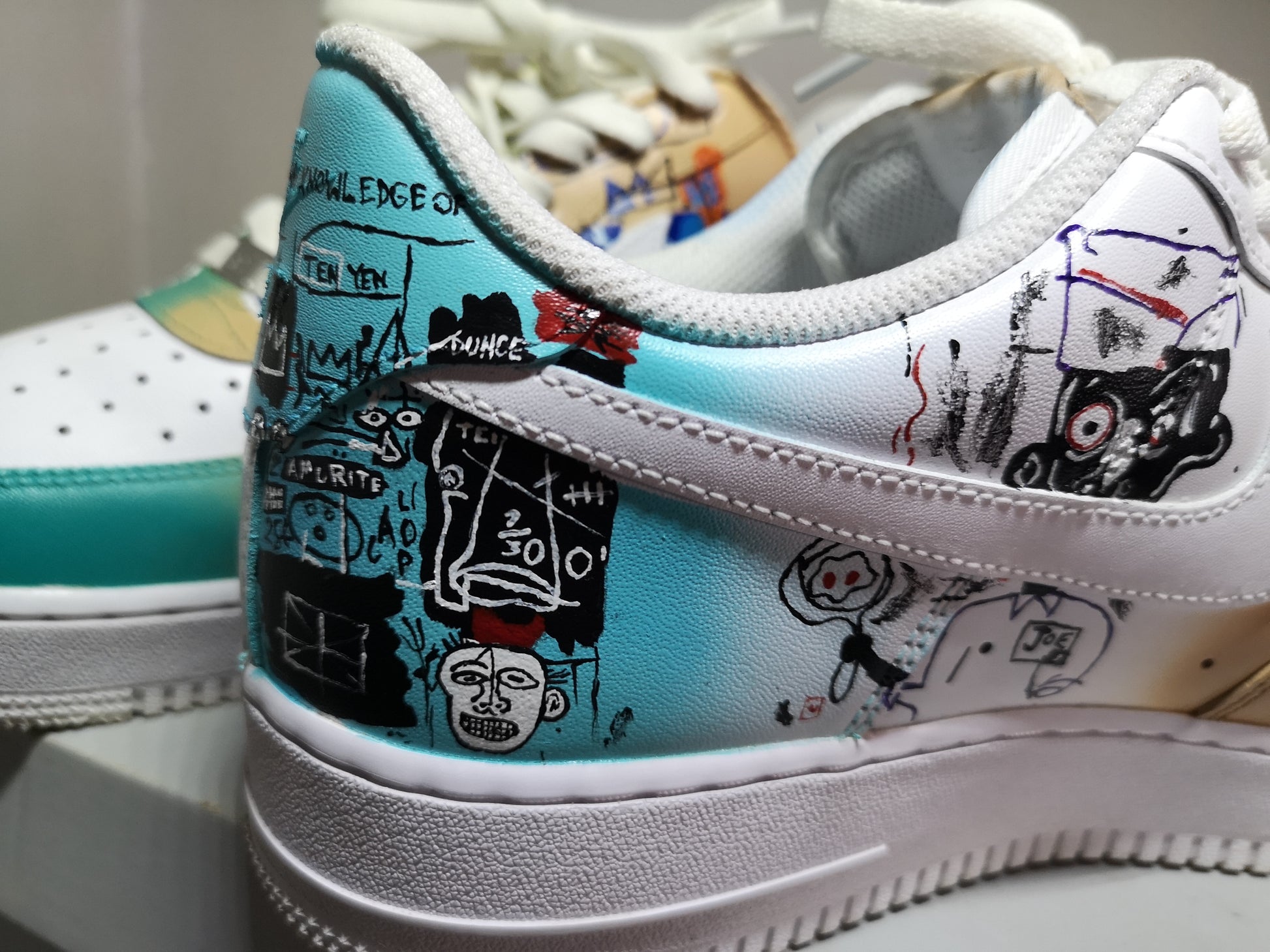 Basquiat AF1s - Catch Body Customs