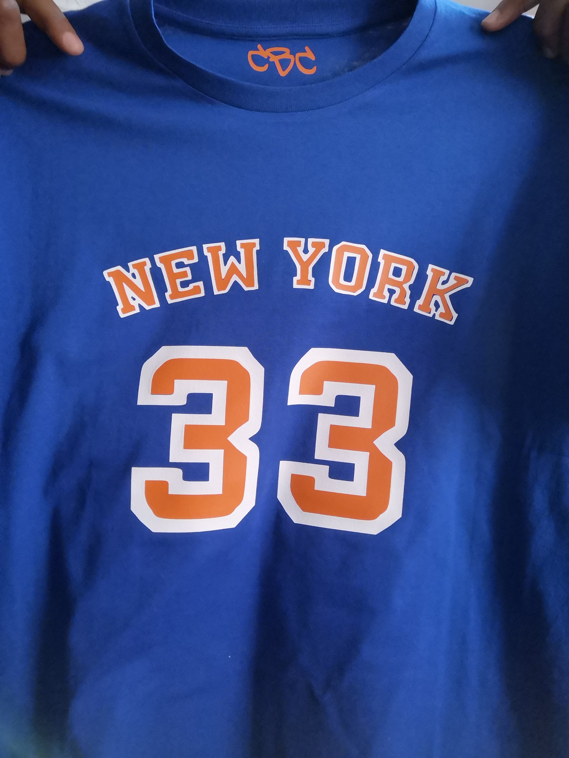 Ewing Knicks T-Shirt - Catch Body Customs