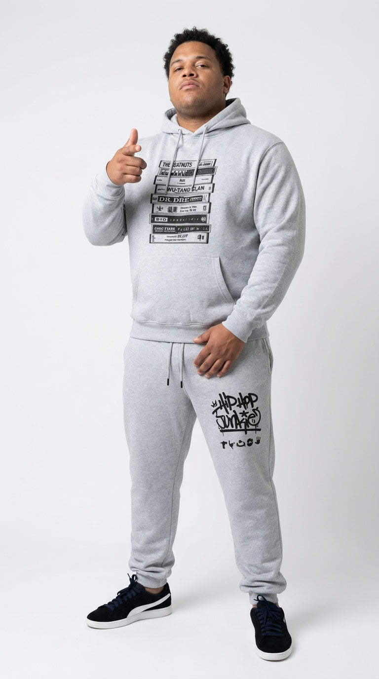 90s Hip Hop Junkie Sweatpants - Catch Body Customs