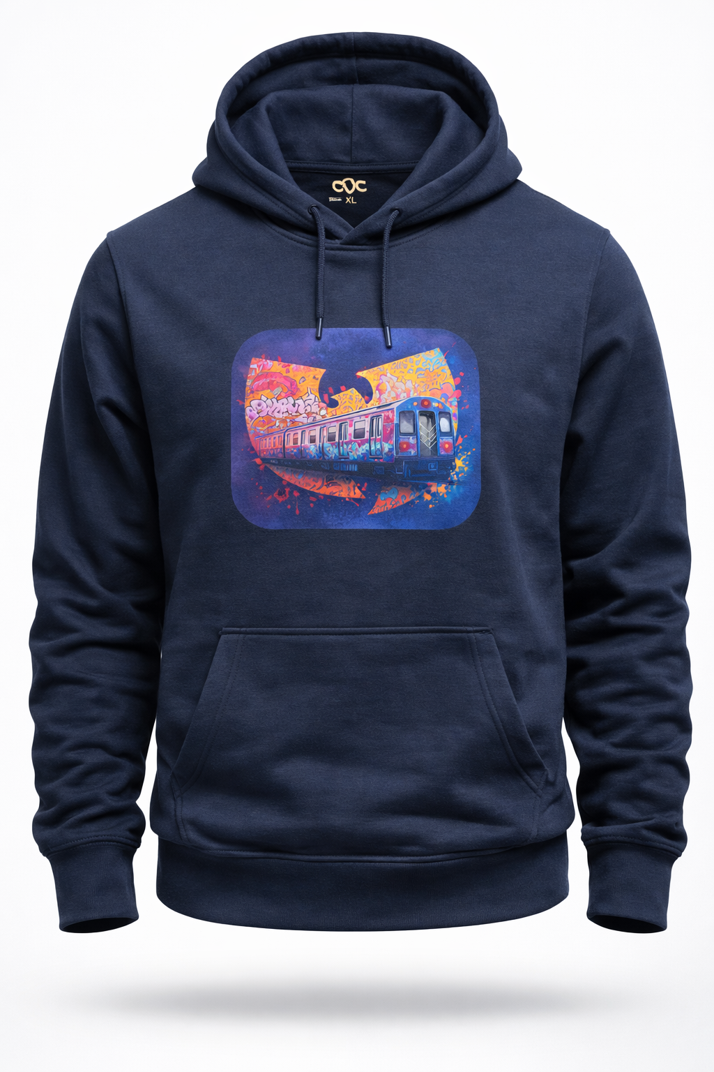 Wu-Tang Graffiti Train Hoodie - Catch Body Customs