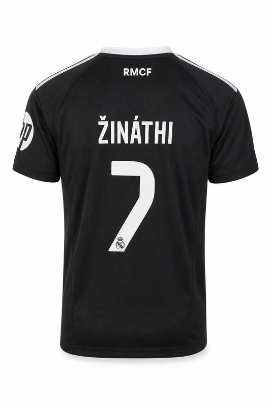 Real Madrid Name and Number - Catch Body Customs